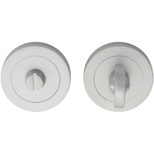 Thumbturn Lock And Release Handle Concealed Fix 80mm Spindle Satin Chrome Loops