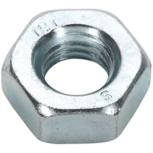 100 PACK - Steel Finished Hex Nut - M10 - 1.5mm Pitch - Manufactured to DIN 934 Loops