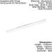 2 PACK Wall / Ceiling Light White 1195mm Slim Strip Panel 36W LED 4000K Loops