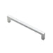 Square Block Pull Handle 170 x 10mm 160mm Fixing Centres Polished Chrome Loops