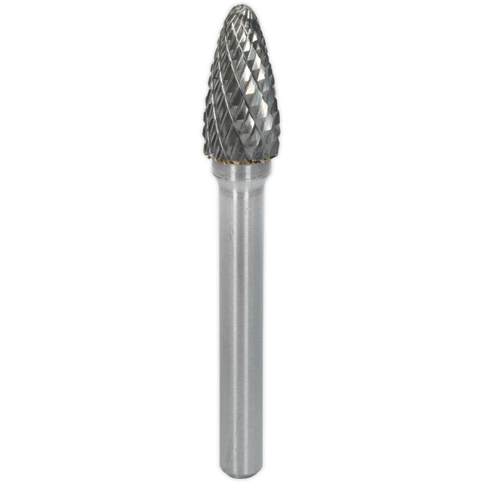 10mm Tungsten Carbide Rotary Burr Bit - Arc Round Nose Engraving Milling Tool Loops