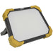 Heavy Duty Site Light - 48W SMD LED - Carry Handle & Folding Stand - 110V Supply Loops