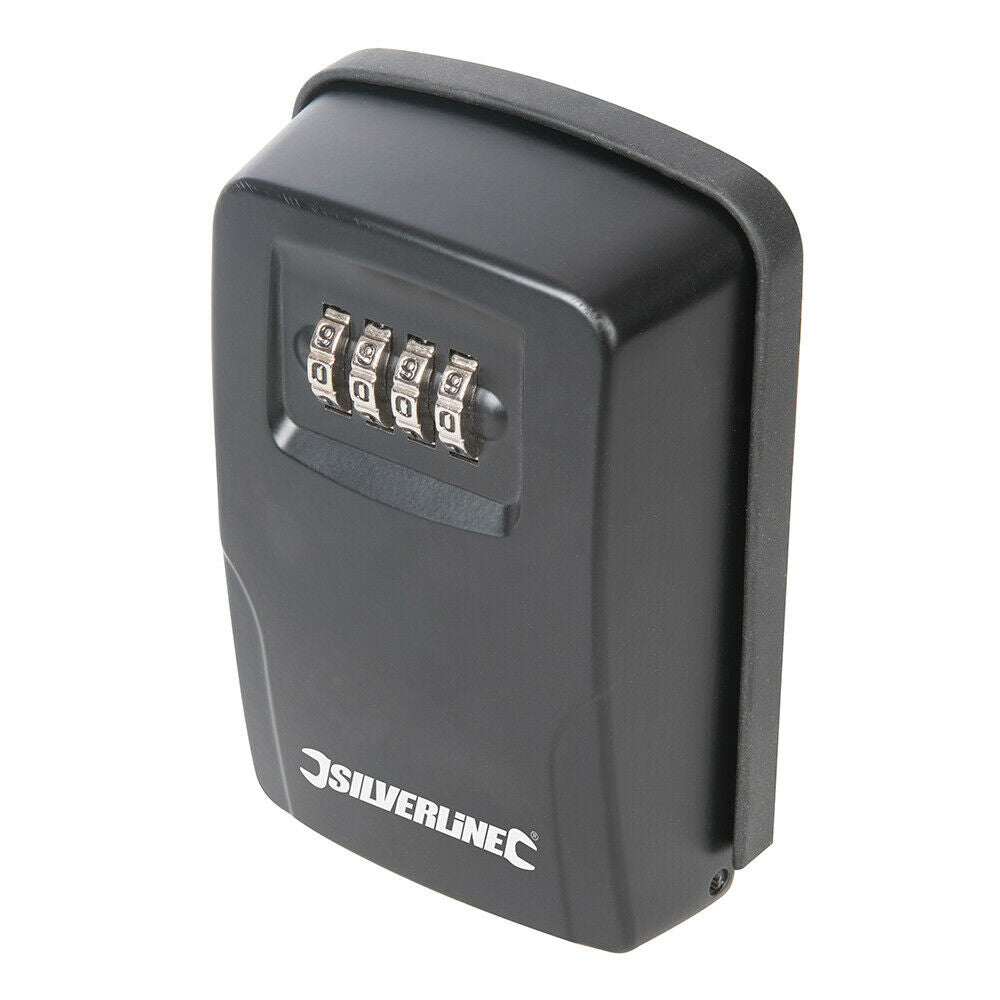 121mm x 83mm 4 Digit Mini Key Safe Cabinet Lockable Wall Mounted Stora ...