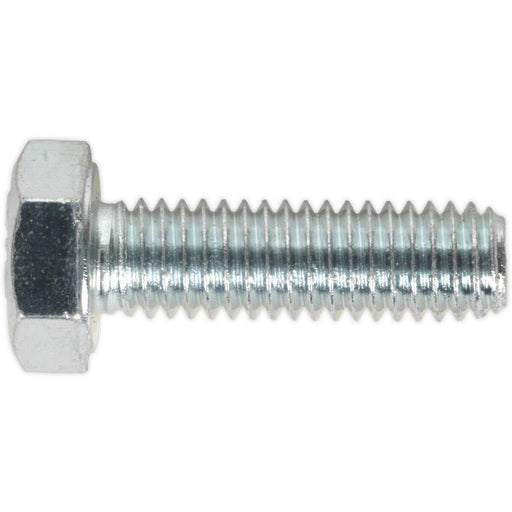 50 PACK HT Setscrew - M6 x 20mm - Grade 8.8 Zinc - Fully Threaded - DIN 933 Loops