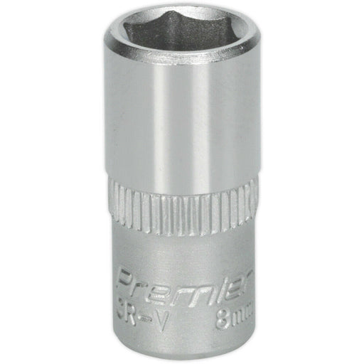 8mm Forged Steel Drive Socket - 1/4" Square Drive - Chrome Vanadium Socket Loops
