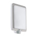 IP44 Outdoor Wall Light & PIR Sensor Stainless Steel Square 1 x 28W E27 Bulb Loops