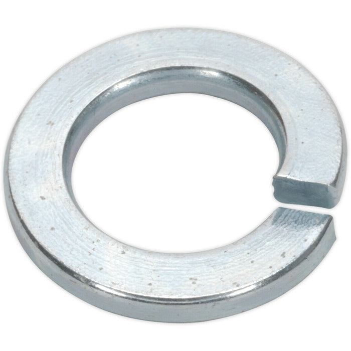 50 PACK Metric Spring Washer - M12 - DIN 127B - Zinc Plated Metal Spacer Loops