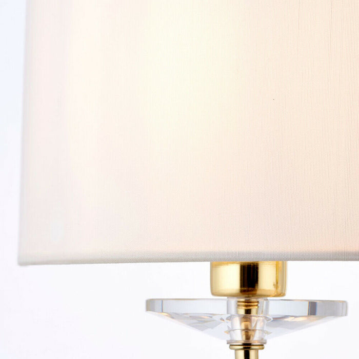6 Bulb Ceiling Pendant Lamp & 2x Matching Twin Wall Light Modern Brass Plate Loops