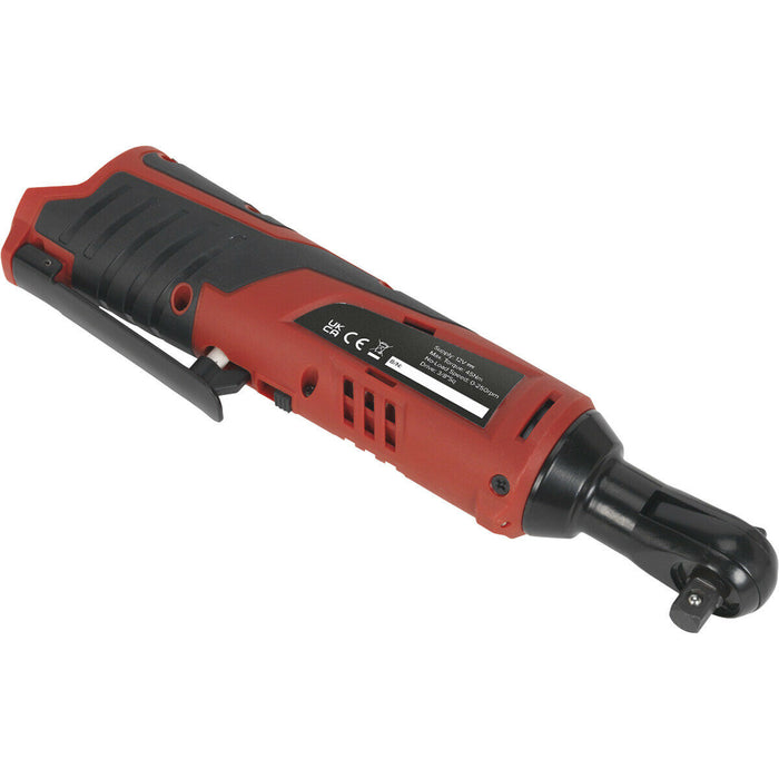 12V Cordless Ratchet Wrench - 3/8" Sq Drive - BODY ONLY - Variable Speed Control Loops