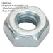 100 PACK - Steel Finished Hex Nut - M3 - 0.5mm Pitch - Manufactured to DIN 934 Loops