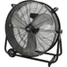 24" Industrial High Velocity Drum Fan - 2 Speed Settings - Wheeled Tilting Stand Loops