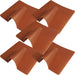 50x Brown Brick Buster Plate Cable Wall Entry Tidy Hole Cover Satellite Coaxial Loops