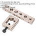 Nut & Bolt Drill Jig - 6 Different Sizes - Compact Design - Accurate Drilling Loops