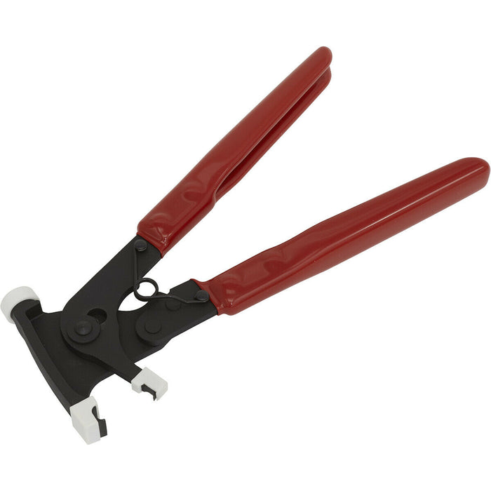 Multipurpose Stick-On Wheel Balancing Weight Pliers - Hammer Pry Bar Trims Rims Loops