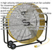 30" Industrial High Velocity Drum Fan - 2 Speed Settings - Wheeled Stand - 110V Loops