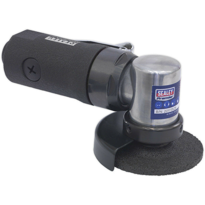 58mm Mini Air Angle Grinder - 15000 RPM - 1/4" BSP Inlet - Rear Exhaust Loops