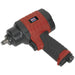 Composite Air Impact Wrench - 3/8 Inch Sq Drive - Lightweight Twin Hammer Design Loops