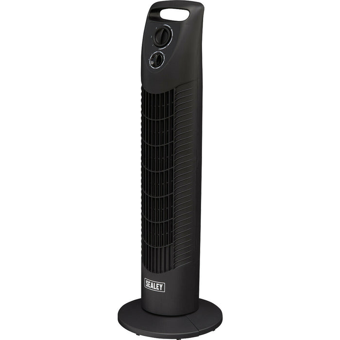 30 Inch Oscillating Tower Fan - 3 Speed Settings - Auto Shut Off Timer - 40W Loops