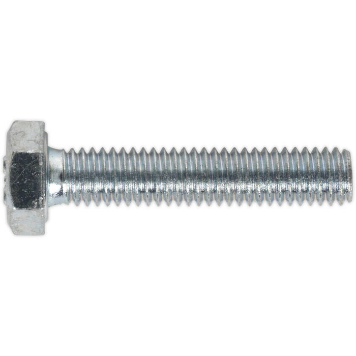 50 PACK HT Setscrew - M6 x 30mm - Grade 8.8 Zinc - Fully Threaded - DIN 933 Loops