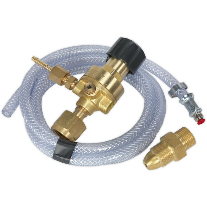 Industrial MIG Gas Regulator Kit - 1.5m Hose Length -  Portable MIG Conversion Loops