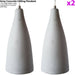 2x Concrete Ceiling Pendant Light 240V Retro Grey Hanging LED Kitchen Lamp Kit Loops
