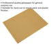 5 PACK Medium Glasspaper - 280 x 230mm - Suitable for Hand Use Wood Paint Finish Loops