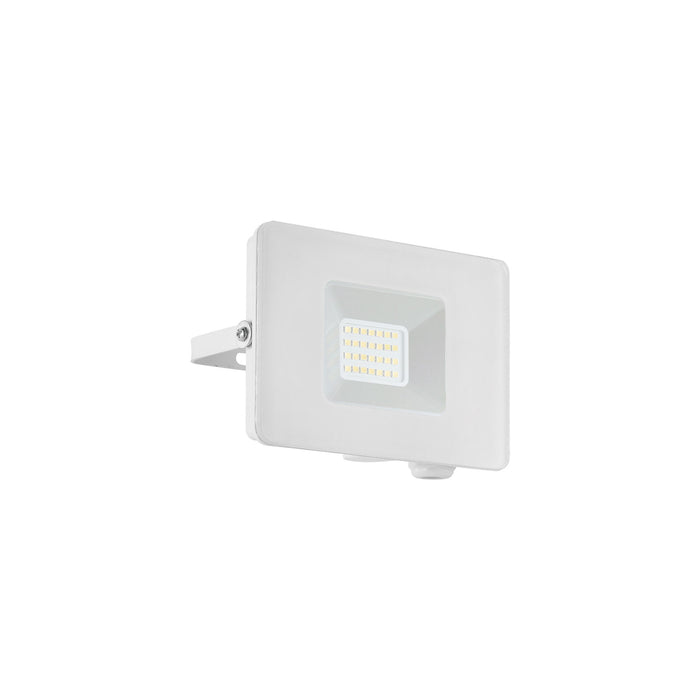 IP65 Outdoor Wall Flood Light White Adjustable 20W Built in LED Porch Lamp Loops