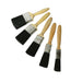 5 Piece Premium Paint Brush Set Pure Bristle Painters / Decorators Tool Pack Loops