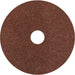 25 PACK 125mm Fibre Backed Sanding Discs - 24 Grit Aluminium Oxide Round Sheet Loops