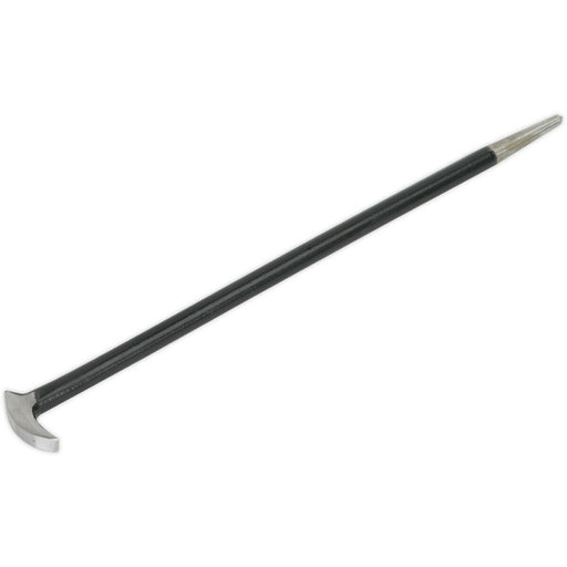400mm Drop Forged Steel Heel Bar - Hand Ground Heel & Face - Tapered Shaft Loops