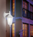 2 PACK IP44 Outdoor Wall Light White Aluminium Lantern 1x 60W E27 Porch Lamp Loops