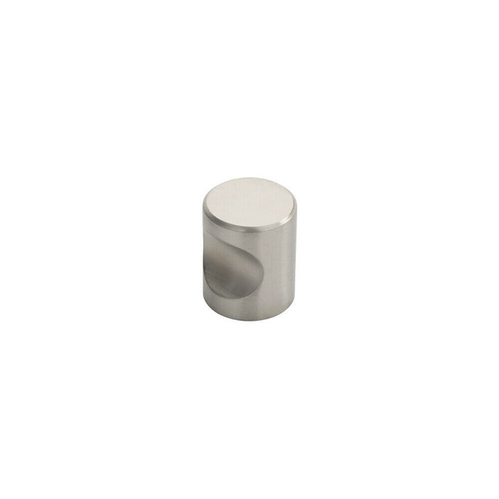 Cylindrical Cupboard Door Knob 25mm Diameter Stainless Steel Cabinet Handle Loops