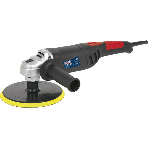 180mm Lightweight Digital Polisher - 1000 to 3000 rpm Variable Speed - 1100W Loops