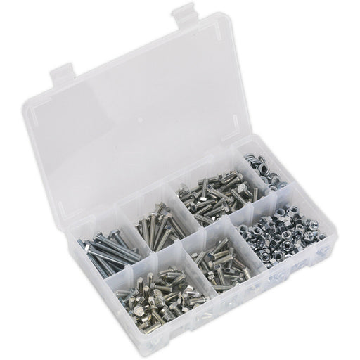 408 Piece Setscrew Nut & Washer Assortment - High Tensile Steel - M6 Metric Loops