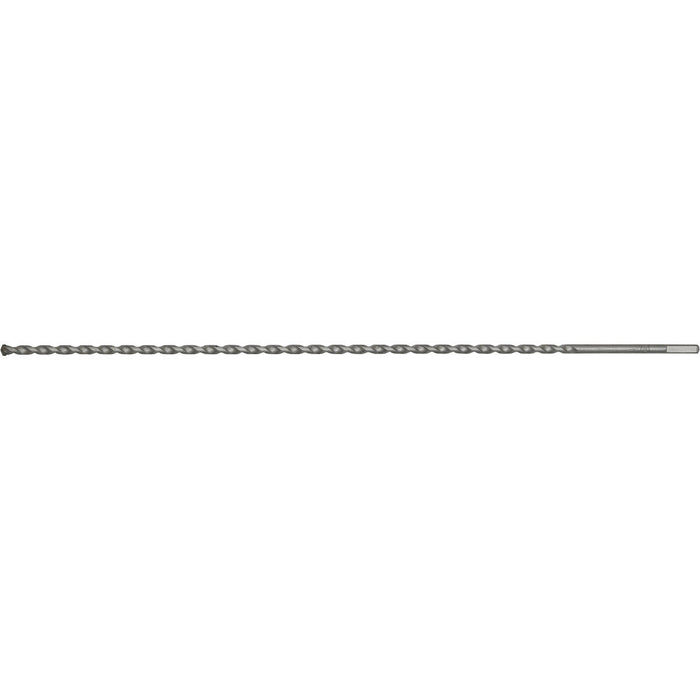 10 x 600mm Rotary Impact Drill Bit - Straight Shank - Masonry Material Drill Loops