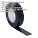 10x Black PVC Insulation Tape - 19mm x 20m Self Extinguishing Electrical Wire Loops