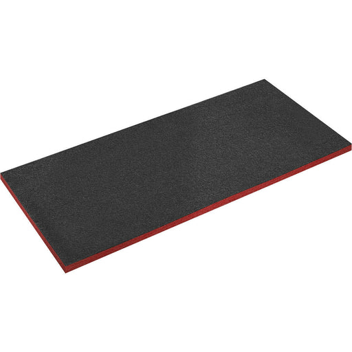 1200 x 550 x 30mm RED Easy Peel / Cut Shadow Foam - Tool Chest / Flight Case Loops