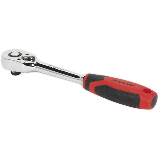 Pear-Head Ratchet Wrench - 3/8" Sq Drive - Flip Reverse - 48-Tooth Ratchet Loops