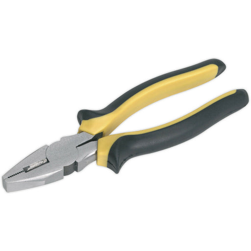 200mm Combination Pliers - Oversized Grip - Corrosion Resistant - Hardened Steel Loops