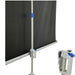 84" Tripod Floor Standing Pull up Projector Screen 1:1 Portable Presentations Loops