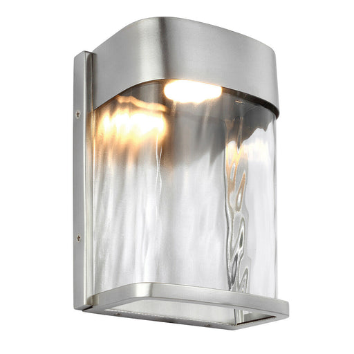 Outdoor IP44 Wall Light Painted Brushed Steel LED 14W d00622 Loops