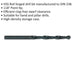 10 PACK 2.5mm Roll Forged HSS Drill Bit - Suitable for Hand and Pillar Drills Loops