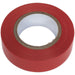 10x Red PVC Insulation Tape - 19mm x 20m Self Extinguishing Electrical Wire Loops