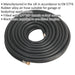 Heavy Duty Air Hose with 1/4 Inch BSP Unions - 15 Metre Length - 8mm Bore Loops