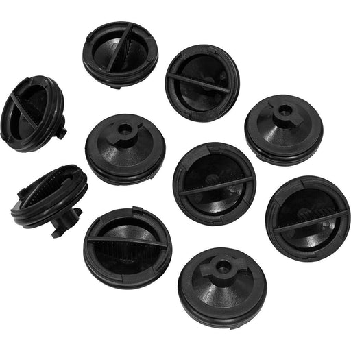 10 PACK Plastic Sump Plug - Replacement Plug for Ford Citroen & Peugeot Vehicles Loops