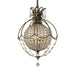 3 Bulb Chandelier LIght Oxidized Bronze British Bronze LED E14 60W Loops