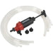 Transfer Syphon Pump - Suitable for Oil Petrol & Diesel - Intake & Discharge Set Loops