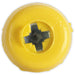 50 PACK 4.8 x 18mm Yellow Numberplate Screw - Plastic Enclosed Head Fixings Loops