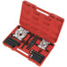 12 Piece Mechanical Bearing Separator & Puller Set - 2x Separators - Single Yoke Loops