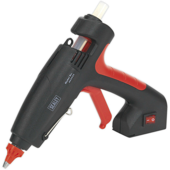 80W Electric Glue Gun - Composite Housing - Folding Stand - Hot Glue Adhesive Loops